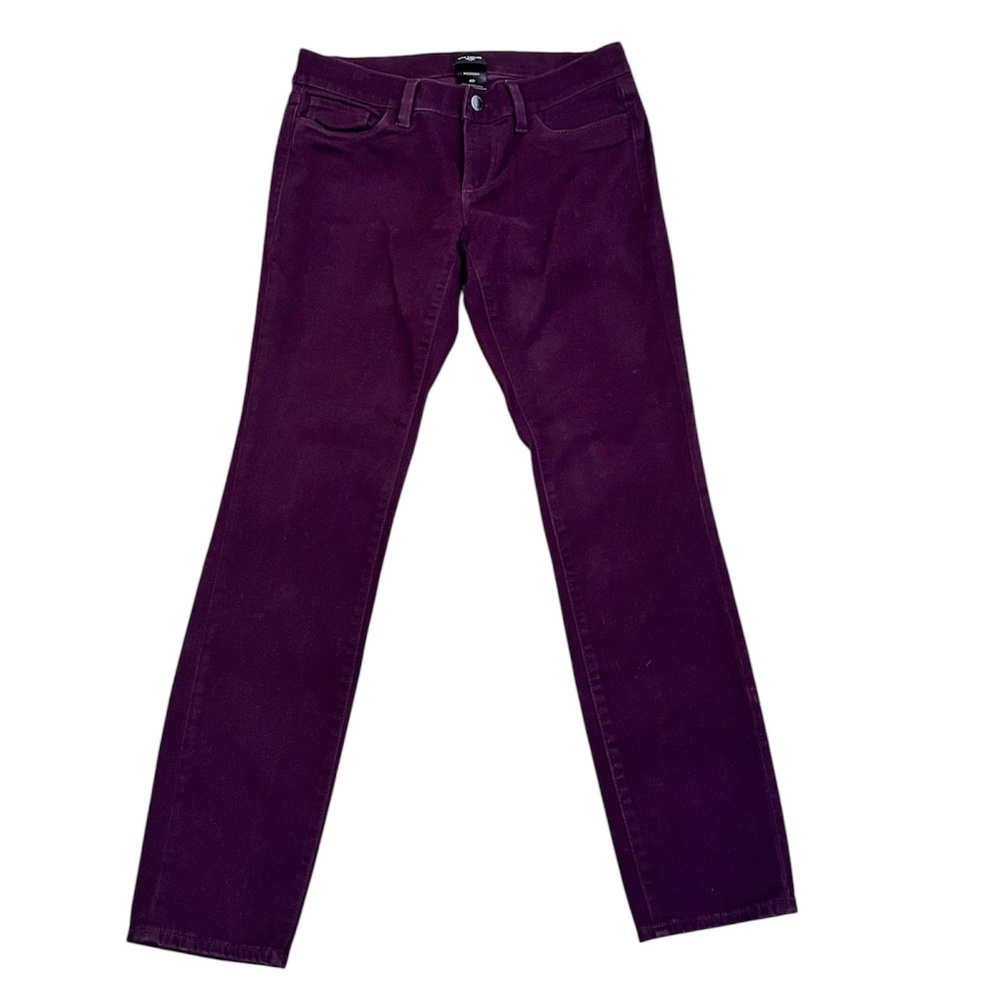 Ann Taylor Modern Plum Velvet Pants size 4P